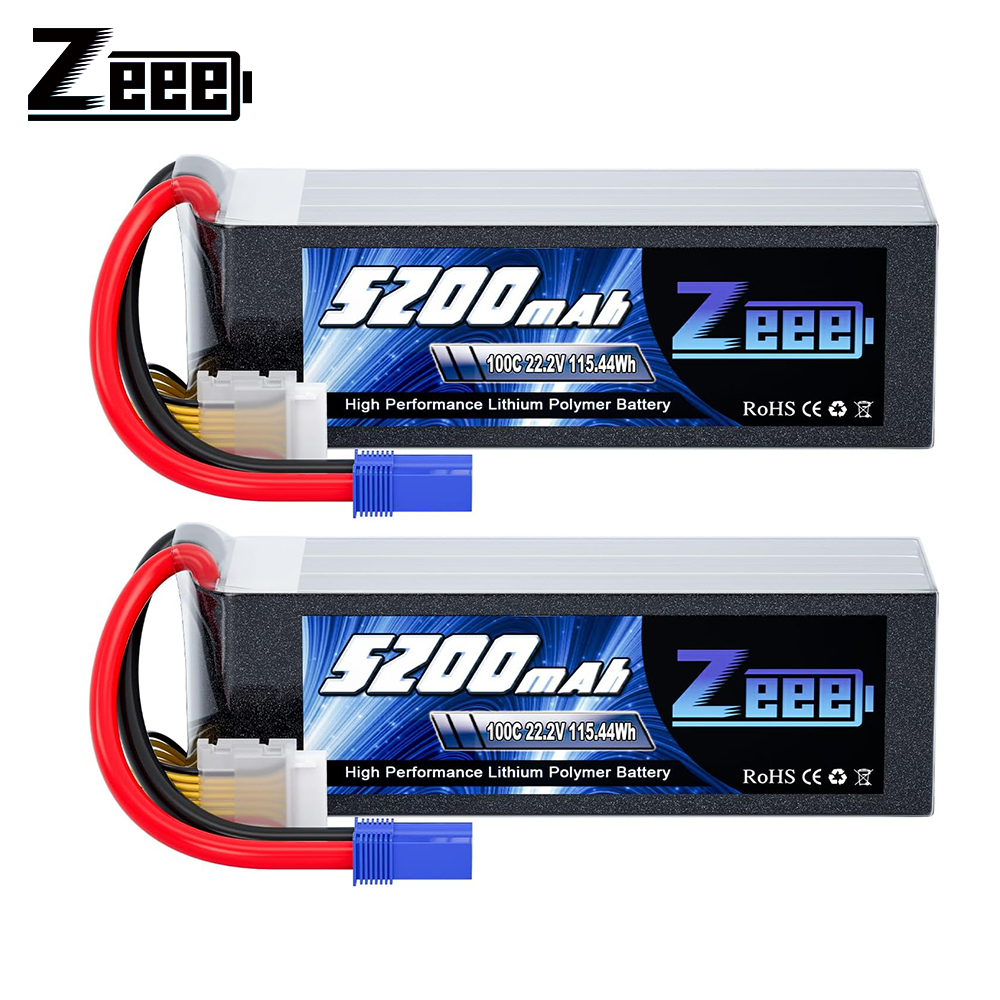 6S Lipo Battery 22.2V 5000Mah - Zeee 6S 5200mAh Lipo Battery 22.2V