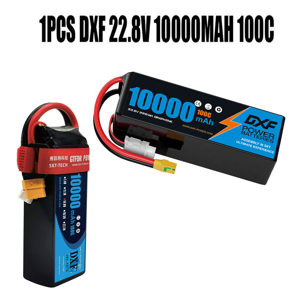 DXF 6S Lipo Battery 10000mAh 2 - 6S Lipo Battery 22.2V 5000Mah 评论和价格