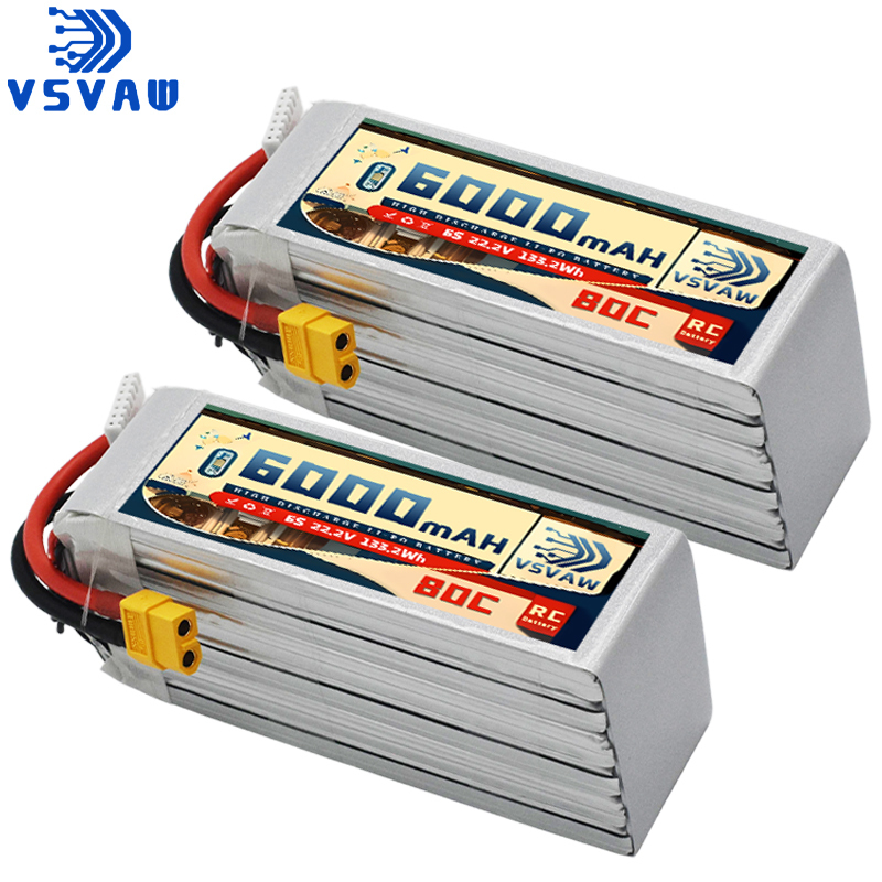 VSVAW 6S Lipo Battery 6000mAh  - 6S Lipo Battery 22.2V 5000Mah 评论和价格